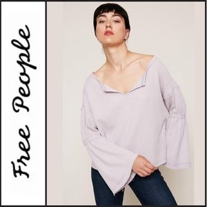 NWT { Free People } Dahlia Thermal Knit Sweater